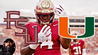 Reacting to Florida State vs Miami Cinematic Recap [upl. by Liahus]