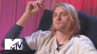 Kurt Cobain Talks Music Videos His Stomach amp Frances Bean  MTV News [upl. by Xena535]