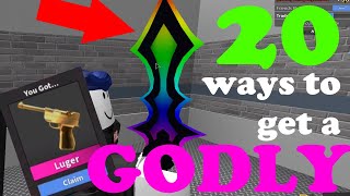 20 WAYS to get a GODLY Roblox MM2 [upl. by Ainsley]