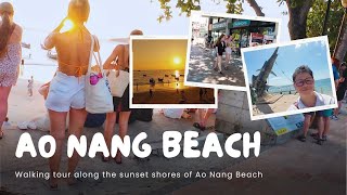 AO NANG BEACH IN 2024  WALKING TOUR  KRABI THAILAND [upl. by Atinaujnas]