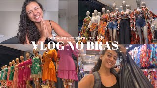 Vlog PRIMEIRAS COMPRAS NO BRÁS PARA MINHA LOJA 🤍 [upl. by Ariajaj960]