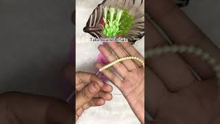 DIY bracelet 🌹✨ diy crafteraksha bracelet handmade craft song [upl. by Mickelson]