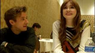 Doctor Who Matt Smith Teases Arthur Darvill Karen Gillan amp the Ponds Season 7 Farewell [upl. by Waylin469]