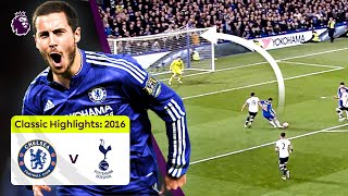 EDEN HAZARD SNATCHES LATE EQUALISER  Chelsea 22 Tottenham Hotspur  Premier League Highlights [upl. by Mooney]