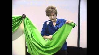 NoSewing Window Treatment Curtain demo [upl. by Esina]