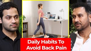 Do THIS Daily Habits To Avoid Back Pain amp Stiffness  Dr Venkatesh  Raj Shamani Clips [upl. by Obellia]