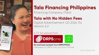 Tala with No Hidden Fees Digital Ad Q3 2024 15s Philippines Version 22 ST [upl. by Missak]