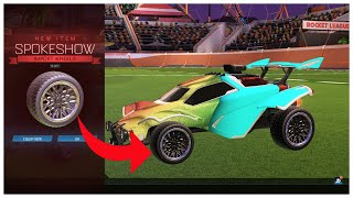 All The NEW SPOKESHOW Import Wheel Painted Variants In Rocket League [upl. by Virgil]