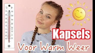 HAAR TUTORIAL KAPSELS VOOR WARM WEER 💥JOY BEAUTYNEZZ 💥 [upl. by Ahsiek692]