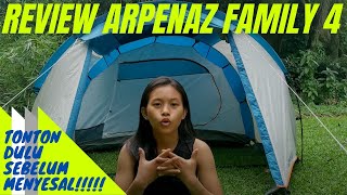 Review Tenda Arpenaz Family 4 Kenapa Laku [upl. by Biagi363]