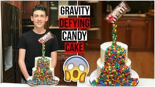 Gravity Defying MampM CAKE  Baking With Ryan Episode 76 [upl. by Yenattirb933]