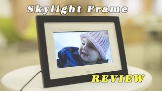 Skylight Frame Review  10 Inch WiFi Digital Picture Frame [upl. by Jansen]