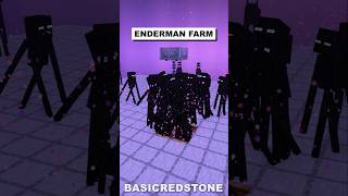 Minecraft Enderman XP Farm minecraft shorts [upl. by Ariat73]