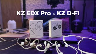 Fone KZ EDX Pro x KZ Dfi 🎧 Primeiras impressões [upl. by Oidgime]