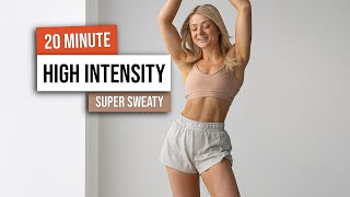 20 MIN KILLER HIIT Full Body Workout  No Equipment  No Repeat Cardio HIIT Home Workout [upl. by Katina893]