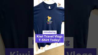 Introducing Kiwi Travel Vlogs TShirt NZTravelVlog explorenewzealand discovernz [upl. by Nyrem]