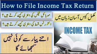 How to File Income Tax Return  Tax Return 2024 [upl. by Enyaw671]