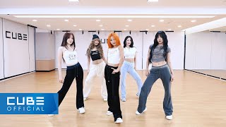 여자아이들GIDLE  클락션 Klaxon Choreography Practice Video [upl. by Enilav]