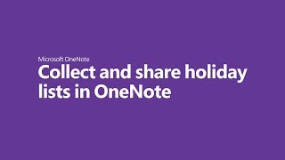 Collect it all in OneNote [upl. by Yelkcub]