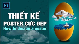 Hướng dẫn chi tiết thiết kế poster trong photoshop  How to design a poster [upl. by Dagna]