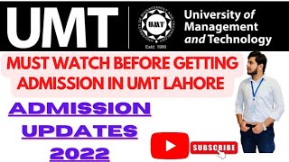 Admission Updates 2022  My Own Experience at UMT admission updateumt admission requirements [upl. by Brandtr]