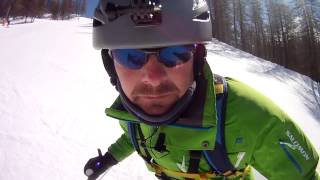 Skiing the Mens Downhill at Sestriere [upl. by Bouchard]