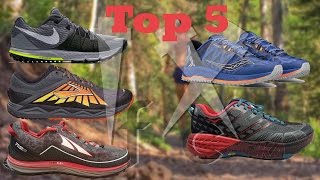 Top 5 Trail Running Shoes 2017  SpringSummer [upl. by Sibella]