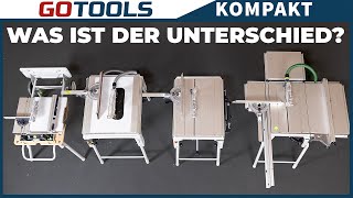 Präzise amp genial Festool Tischkreissägen in der Übersicht Worin unterscheiden sie sich [upl. by Eniamrahc]