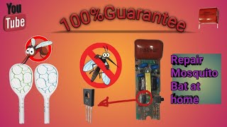 Mosquito Bat Repair step by step Low spark  Racket Not Workingমশা মারার ব্যাট মেরামতdiyproject [upl. by Bard]