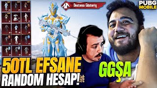 NE 51 TLye DESTANSI GÖSTERİŞLİ HESAP ALDIM HER ŞEY VAR PUBG Mobile Random Hesap Alma GGŞA [upl. by Llehcnom]