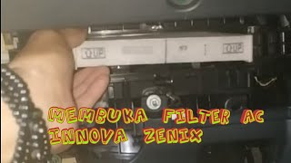 Cara membuka filter AC innova Zenix [upl. by Suzie34]