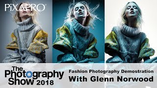 Fashion Photography Demonstration with Glenn Norwood  The Photography Show 2018 [upl. by Sladen626]