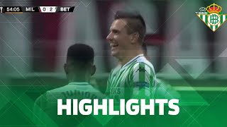 Resumen del AC MilanReal Betis 12 [upl. by Maggee]