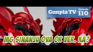 MG Sinanju OVA or ver KA  Gunpla TV 110 [upl. by Ojibbob]