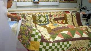 Gammill Longarm Quilting Demonstration [upl. by Usanis307]