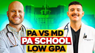 PA vs MD why we chose Physician Assistant PA and how to get into PA school with a low GPA [upl. by Aia]