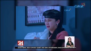 Breakdown scene ni quotPrima Donnasquot star Sofia Pablo umani ng papuri sa YouTube  24 Oras Weekend [upl. by Danyelle]