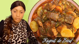 Rytha BM Comment Préparer le Ragout de Bœuf aux Carottes et Pomme de Terre [upl. by Mairem907]