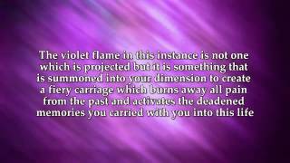 Transcending Violet Flame Activation amp Mantra by St Germain [upl. by Arbuckle]