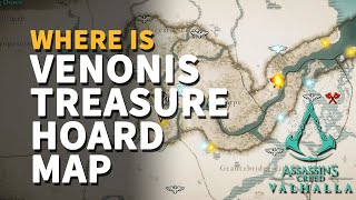 Venonis Treasure Hoard Map Artifact Assassins Creed Valhalla [upl. by Aicert]