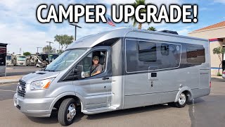 Upgrading to a Leisure Travel Vans Wonder  Camper Van Life S2E6 [upl. by Ahsiuqel]