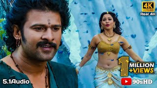 Dheevara 4k video song 51 Audio  Baahubali  Prabhas Tamannaah Rana Anushka [upl. by Wycoff]