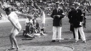 Finlands Armas Taipale Wins Discus Gold  Classic Highlights  Stockholm 1912 Olympics [upl. by Grassi139]