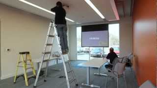 Hitachi Projector  Time Lapse Installation [upl. by Rodoeht]