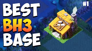 BEST Builder Hall 3 Base Copy Link  BH3 Defense base Anti 2 Star Layout  Clash of Clans [upl. by Novehs932]