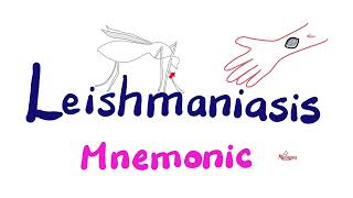 Leishmania Mnemonic Leishmaniasis Protozoa Female Sandfly Vector  Mnemonics Playlist [upl. by Simah]