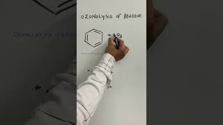 Ozonolysis of Benzene short trick  jee [upl. by Ynohtnad]