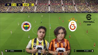 ABİMLE PES 2024 KAPIŞMASI  DERBİ [upl. by Arick]