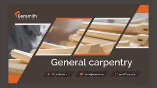 Carpenter PowerPoint Presentation Template [upl. by Latsyc]