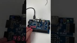 ٌReal time digital clock Demo FPGAfpga vivado electronic altera design quartus processor [upl. by Gyimah]